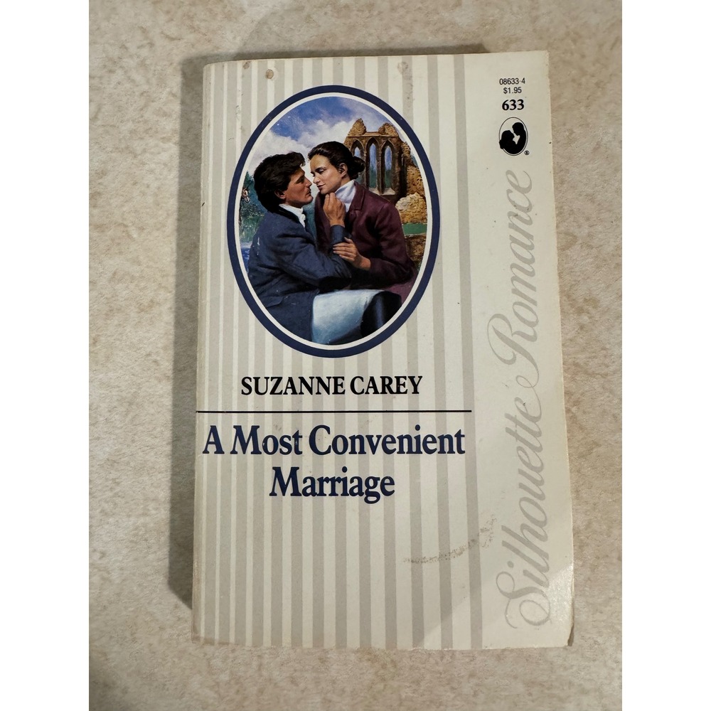 A Most‎ Convenient Marriage Suzanne Carey Silhouette Romance 633 Vintage 1989